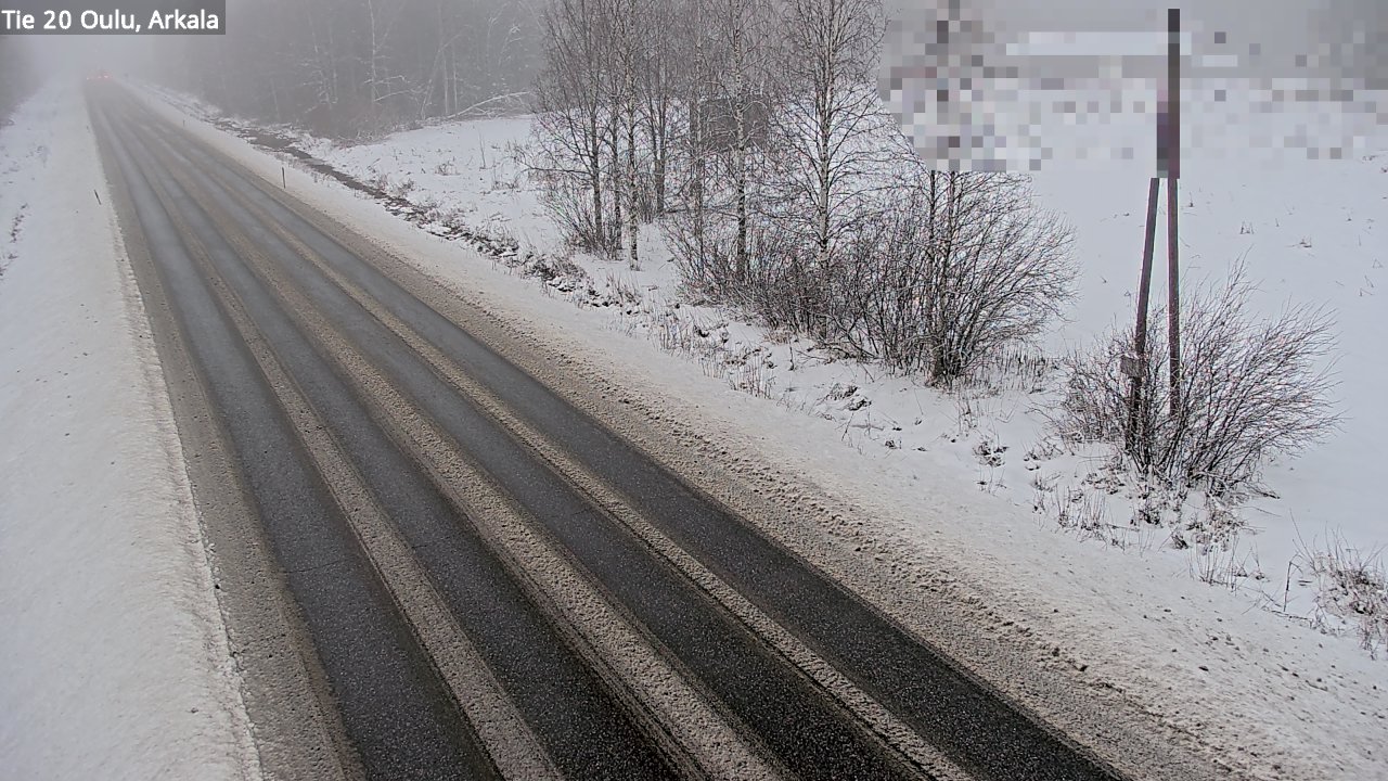 Weather Camera Image Väg 20 Oulu, Arkala, Oulu, Pohjois-Pohjanmaa