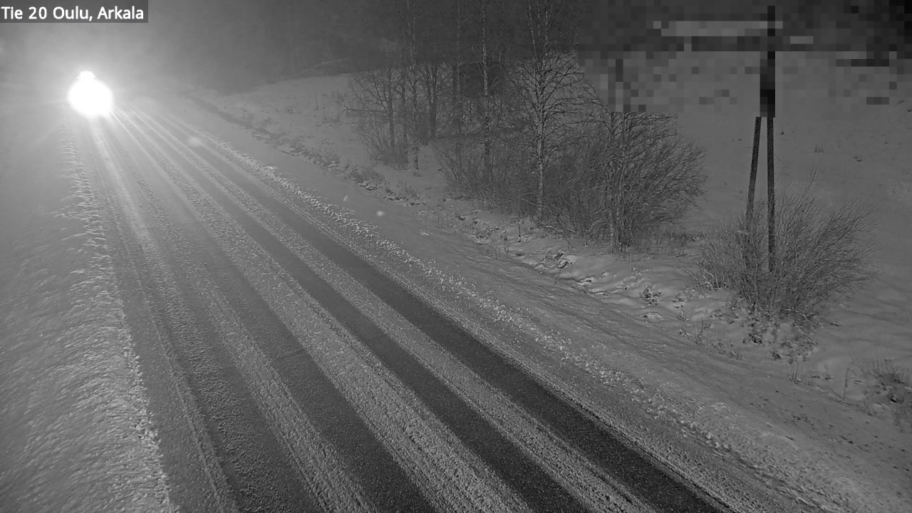Weather Camera Image Road 20 Oulu, Arkala, Oulu, Pohjois-Pohjanmaa