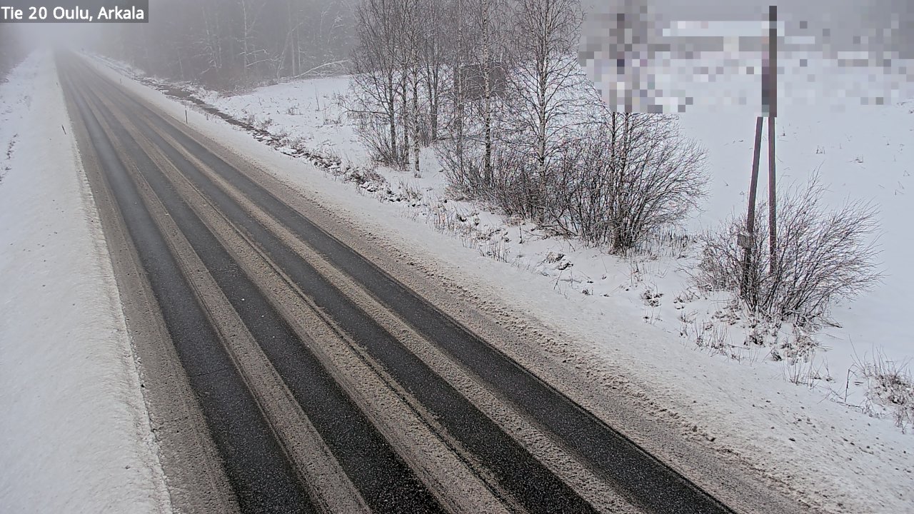 Weather Camera Image Road 20 Oulu, Arkala, Oulu, Pohjois-Pohjanmaa