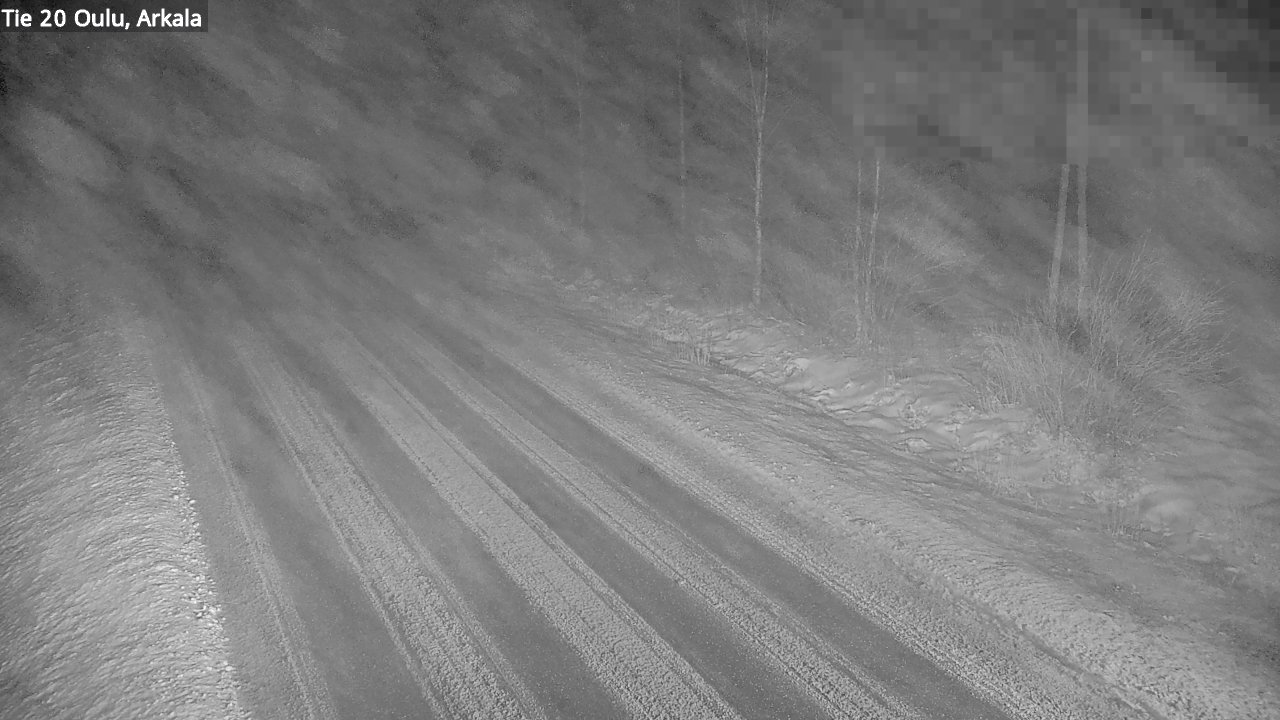 Weather Camera Image Road 20 Oulu, Arkala, Oulu, Pohjois-Pohjanmaa