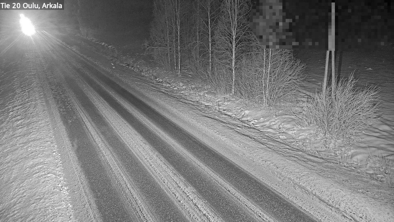 Weather Camera Image Väg 20 Oulu, Arkala, Oulu, Pohjois-Pohjanmaa