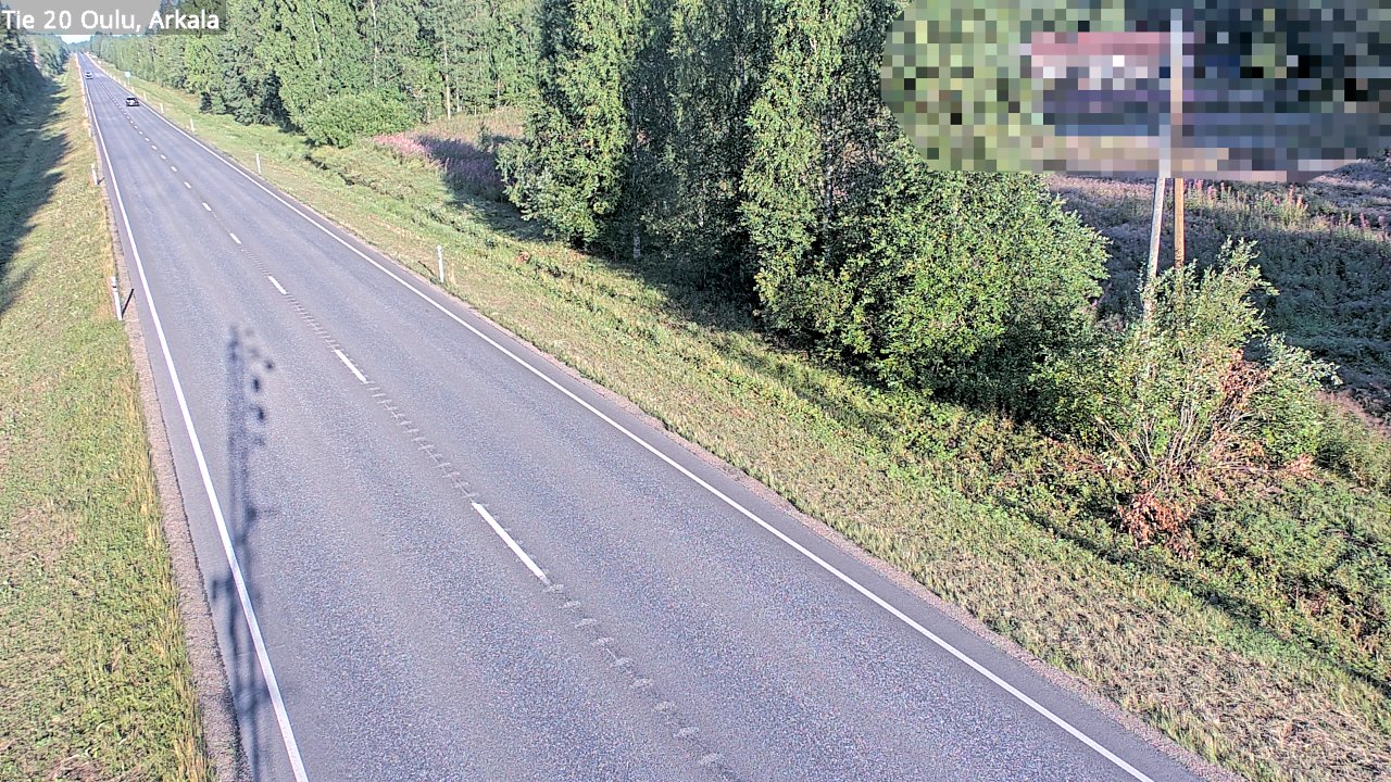 Weather Camera Image Road 20 Oulu, Arkala, Oulu, Pohjois-Pohjanmaa