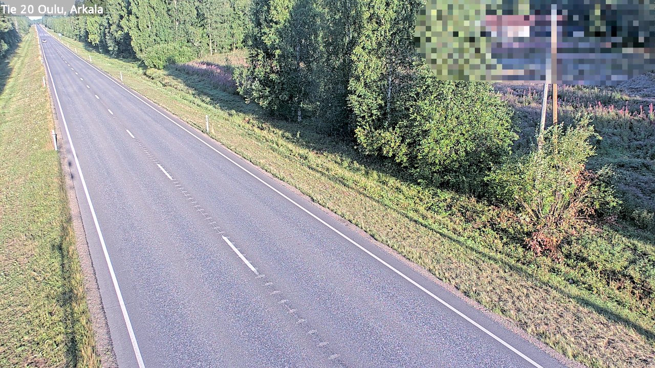 Weather Camera Image Road 20 Oulu, Arkala, Oulu, Pohjois-Pohjanmaa