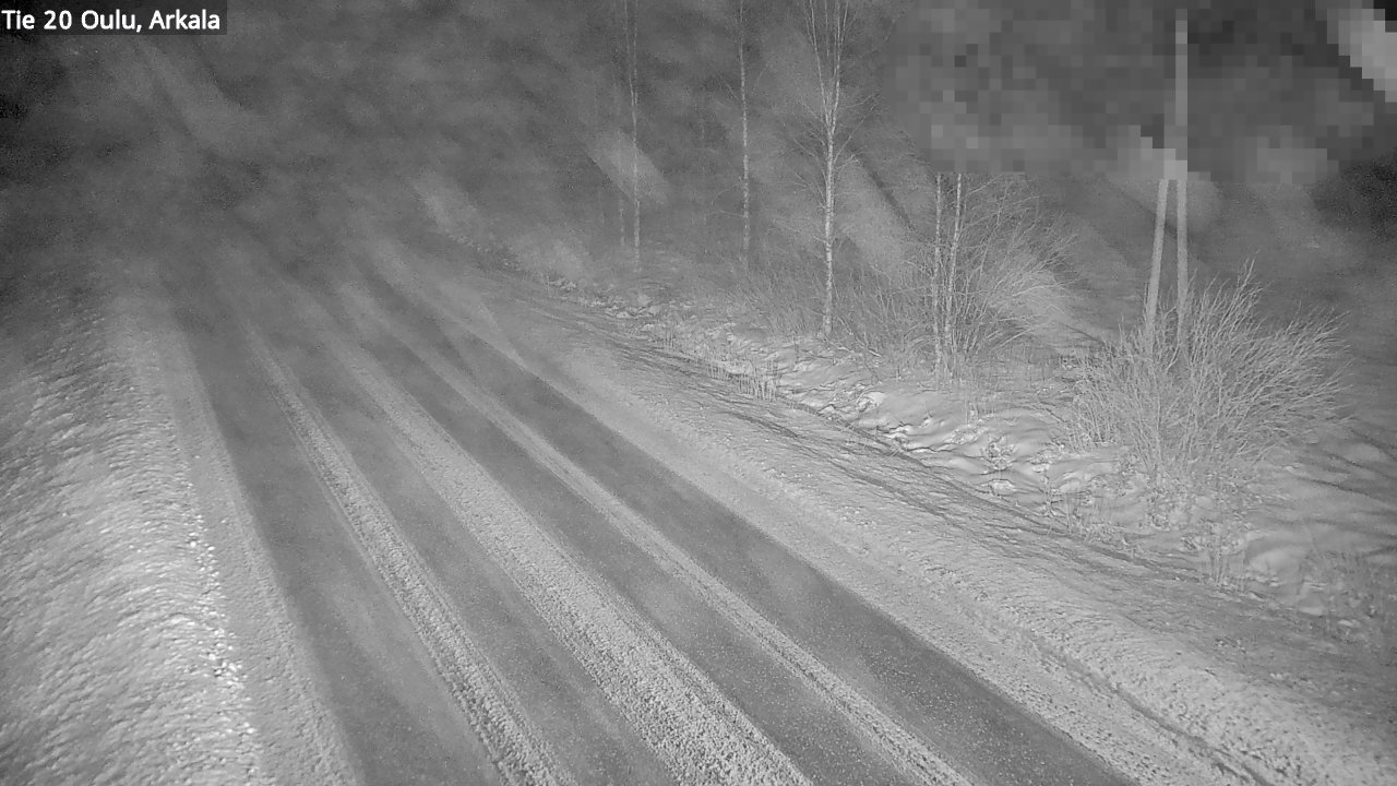 Weather Camera Image Väg 20 Oulu, Arkala, Oulu, Pohjois-Pohjanmaa