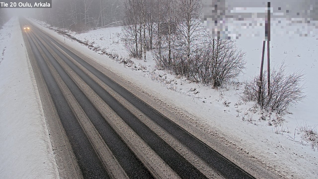 Weather Camera Image Road 20 Oulu, Arkala, Oulu, Pohjois-Pohjanmaa