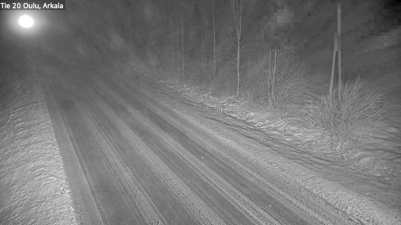 Weather Camera Image Road 20 Oulu, Arkala, Oulu, Pohjois-Pohjanmaa