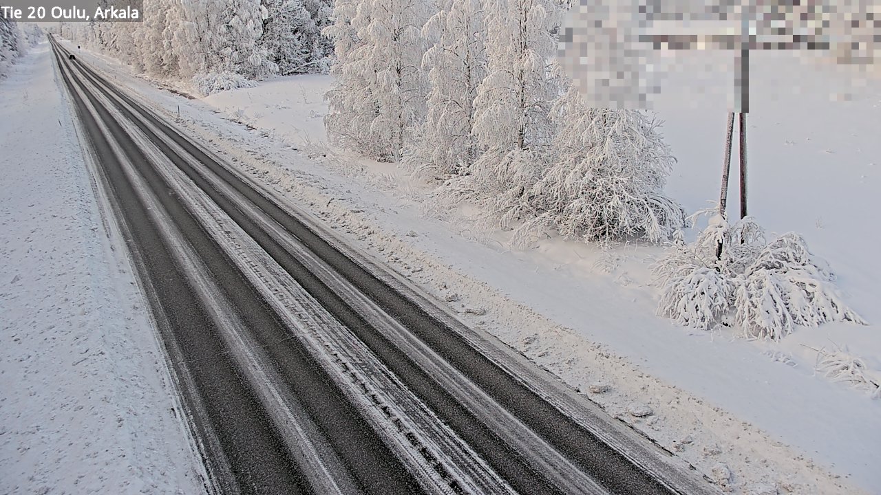 Weather Camera Image Road 20 Oulu, Arkala, Oulu, Pohjois-Pohjanmaa