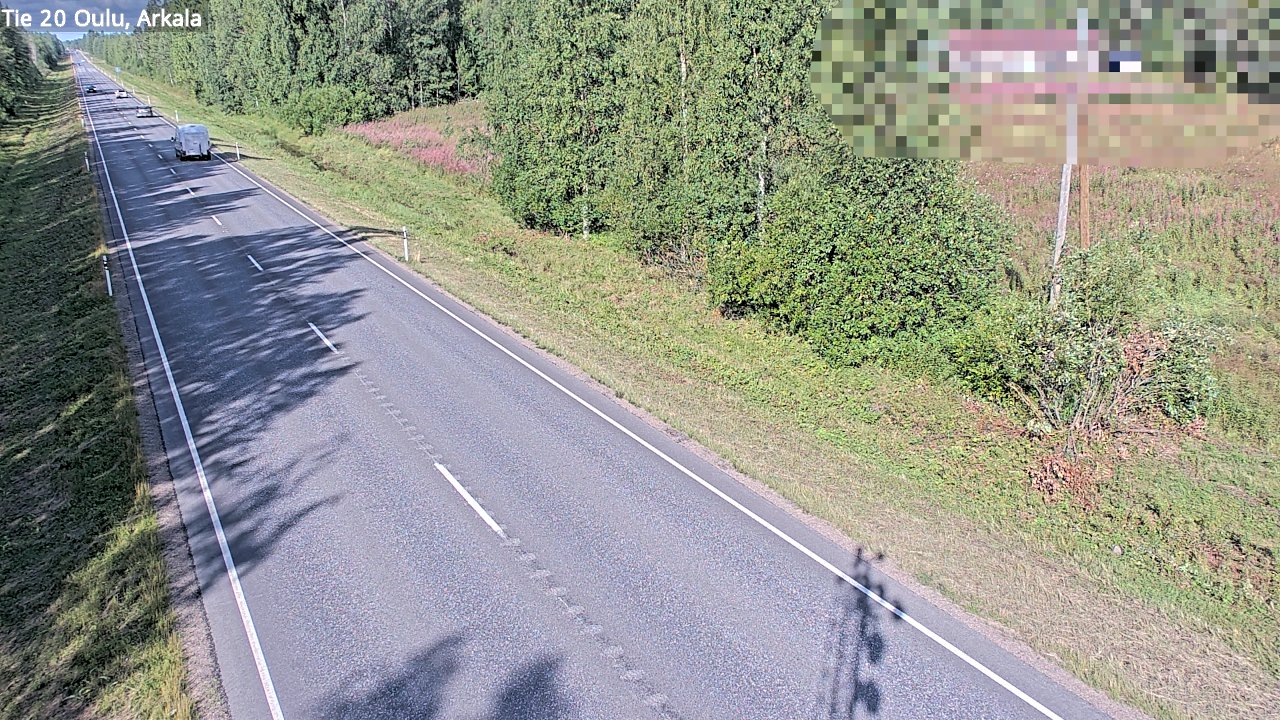 Weather Camera Image Road 20 Oulu, Arkala, Oulu, Pohjois-Pohjanmaa