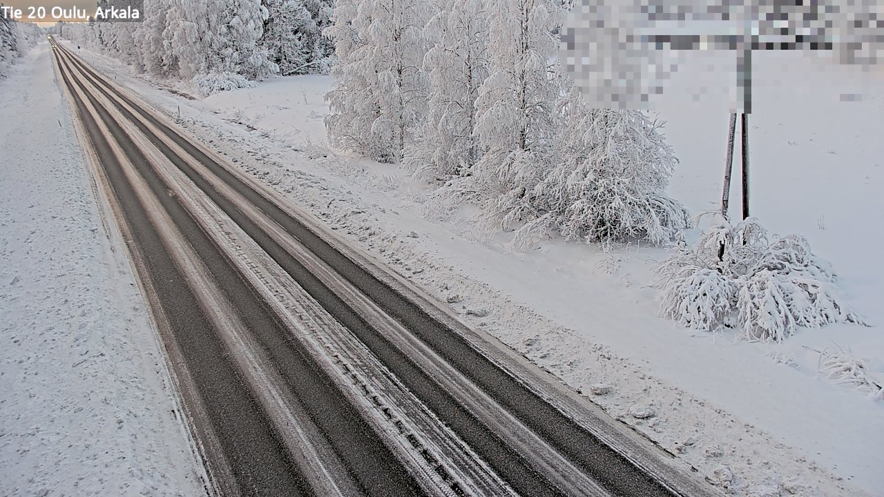 Weather Camera Image Road 20 Oulu, Arkala, Oulu, Pohjois-Pohjanmaa