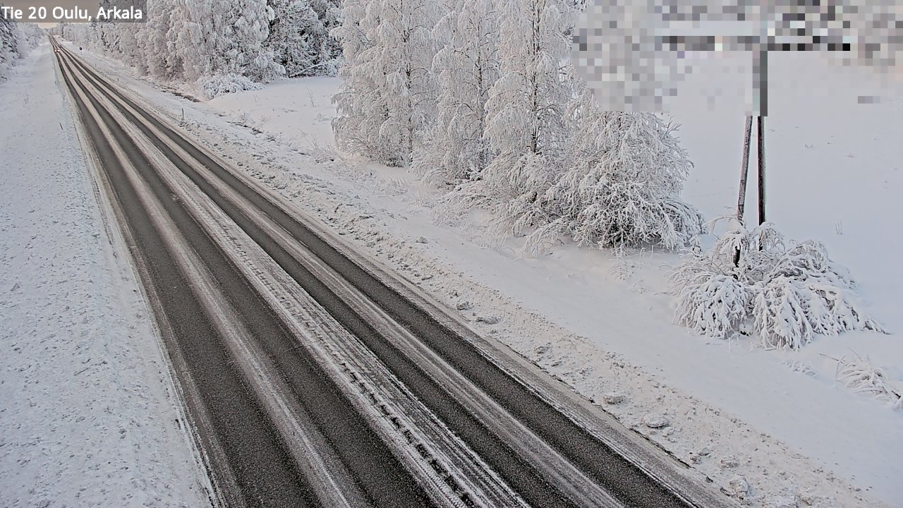 Weather Camera Image Road 20 Oulu, Arkala, Oulu, Pohjois-Pohjanmaa