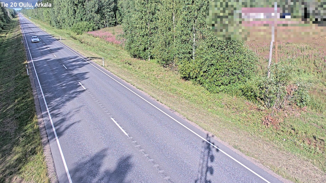 Weather Camera Image Road 20 Oulu, Arkala, Oulu, Pohjois-Pohjanmaa