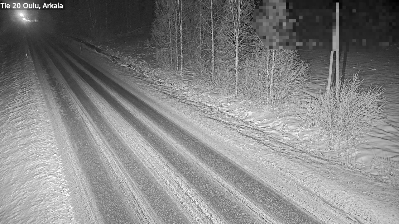 Weather Camera Image Väg 20 Oulu, Arkala, Oulu, Pohjois-Pohjanmaa