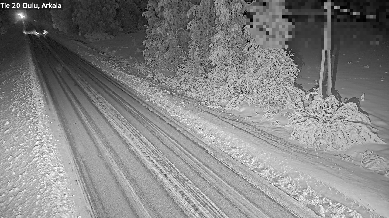 Weather Camera Image Road 20 Oulu, Arkala, Oulu, Pohjois-Pohjanmaa