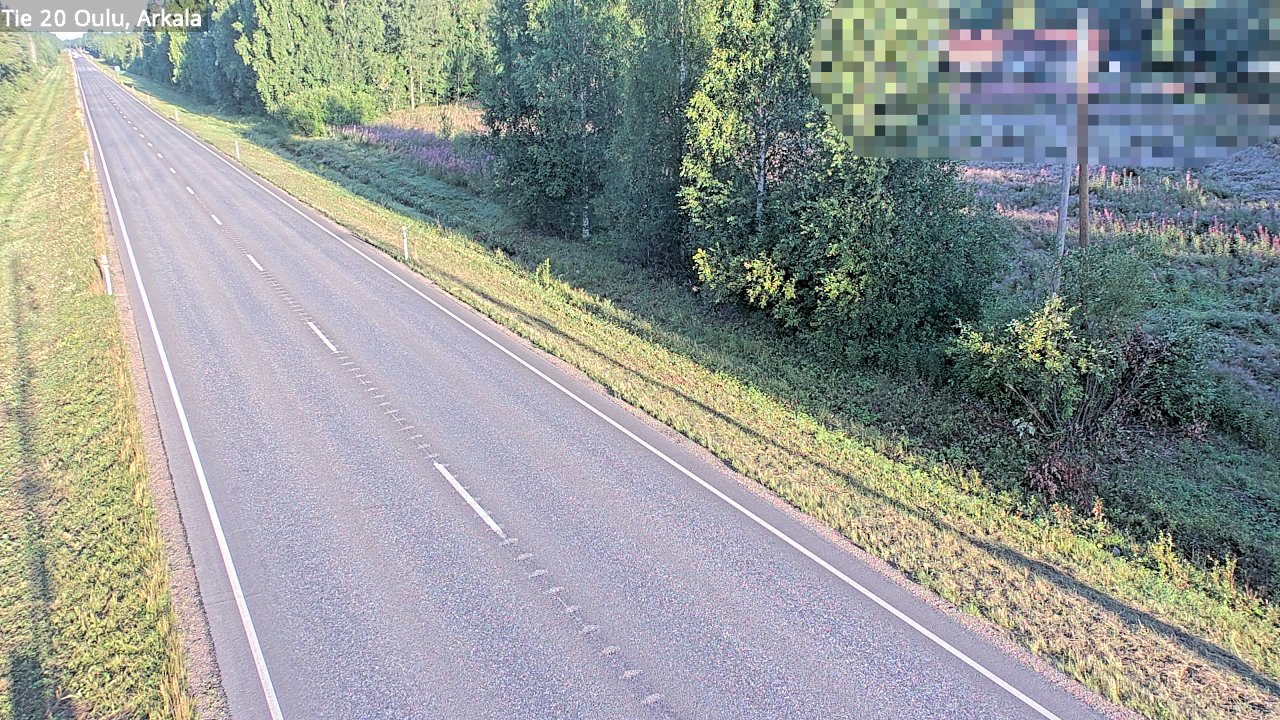 Weather Camera Image Road 20 Oulu, Arkala, Oulu, Pohjois-Pohjanmaa