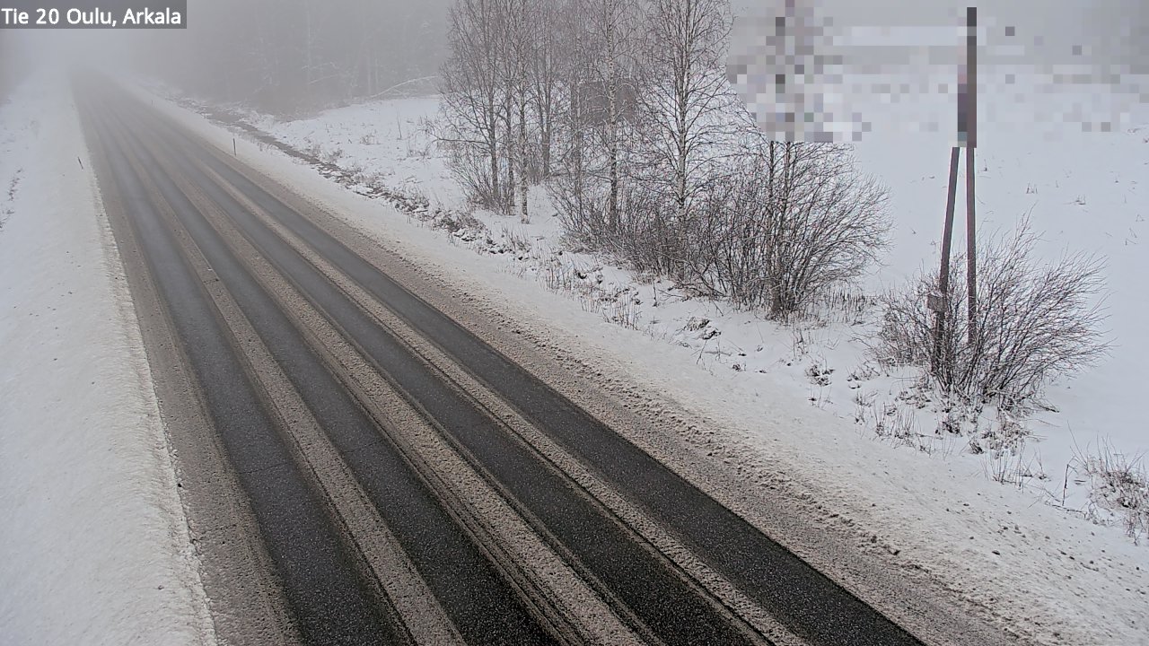 Weather Camera Image Road 20 Oulu, Arkala, Oulu, Pohjois-Pohjanmaa