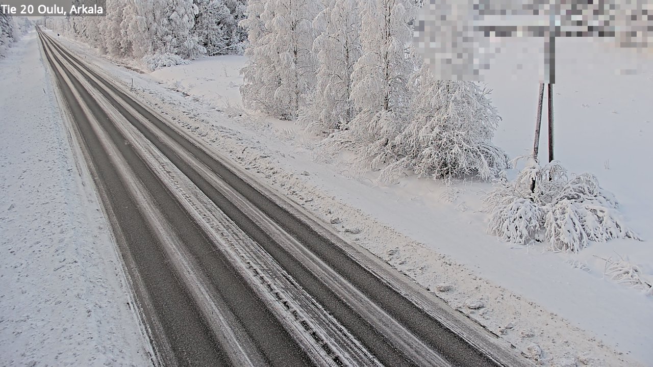 Weather Camera Image Road 20 Oulu, Arkala, Oulu, Pohjois-Pohjanmaa