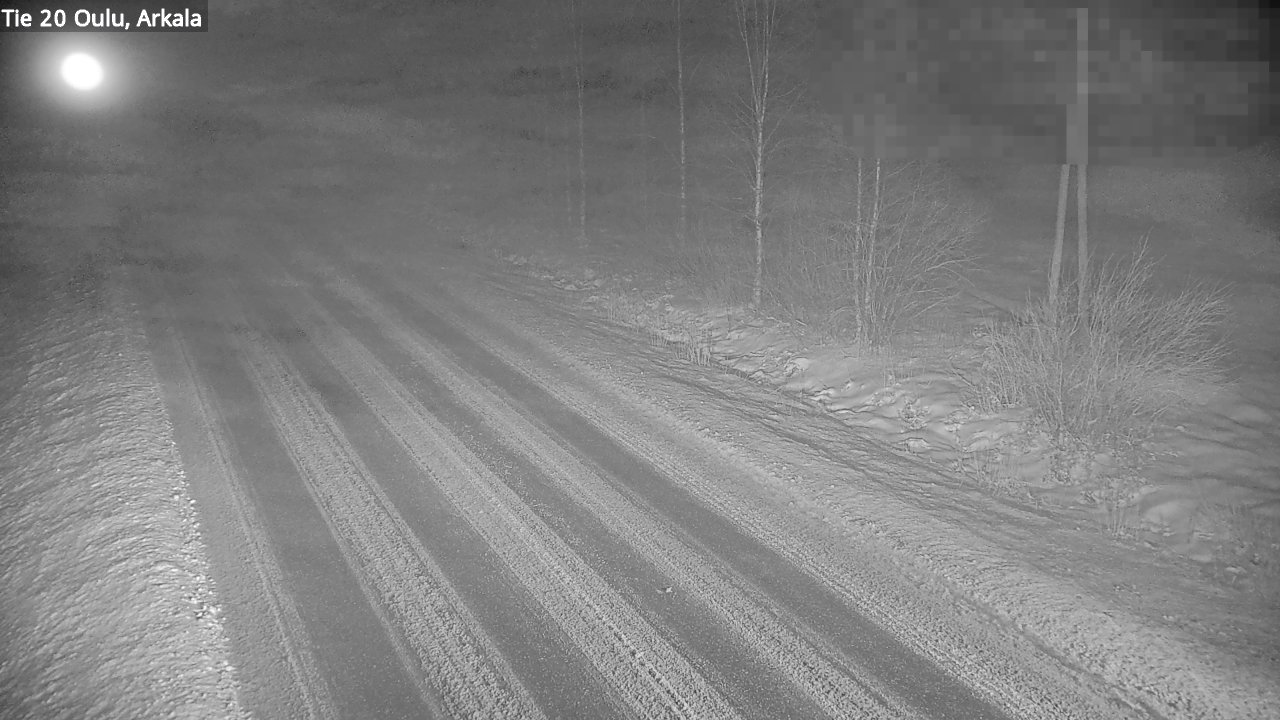 Weather Camera Image Road 20 Oulu, Arkala, Oulu, Pohjois-Pohjanmaa