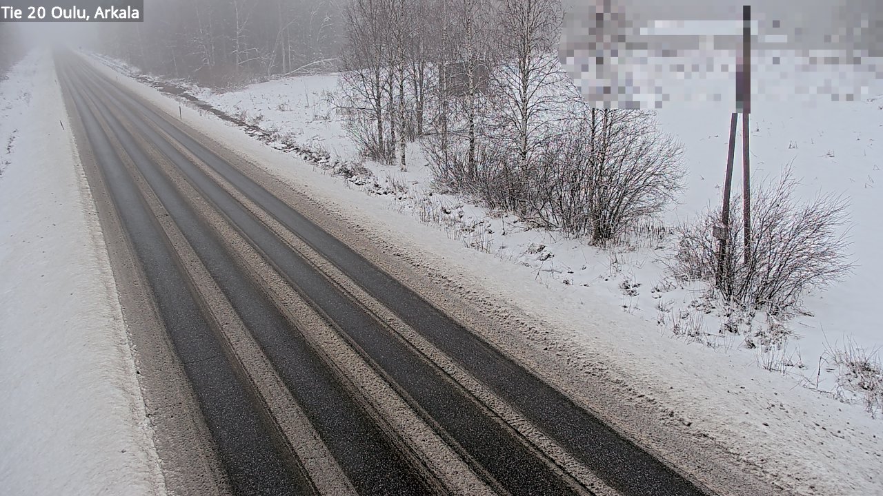 Weather Camera Image Road 20 Oulu, Arkala, Oulu, Pohjois-Pohjanmaa