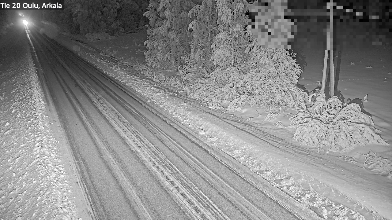 Weather Camera Image Road 20 Oulu, Arkala, Oulu, Pohjois-Pohjanmaa