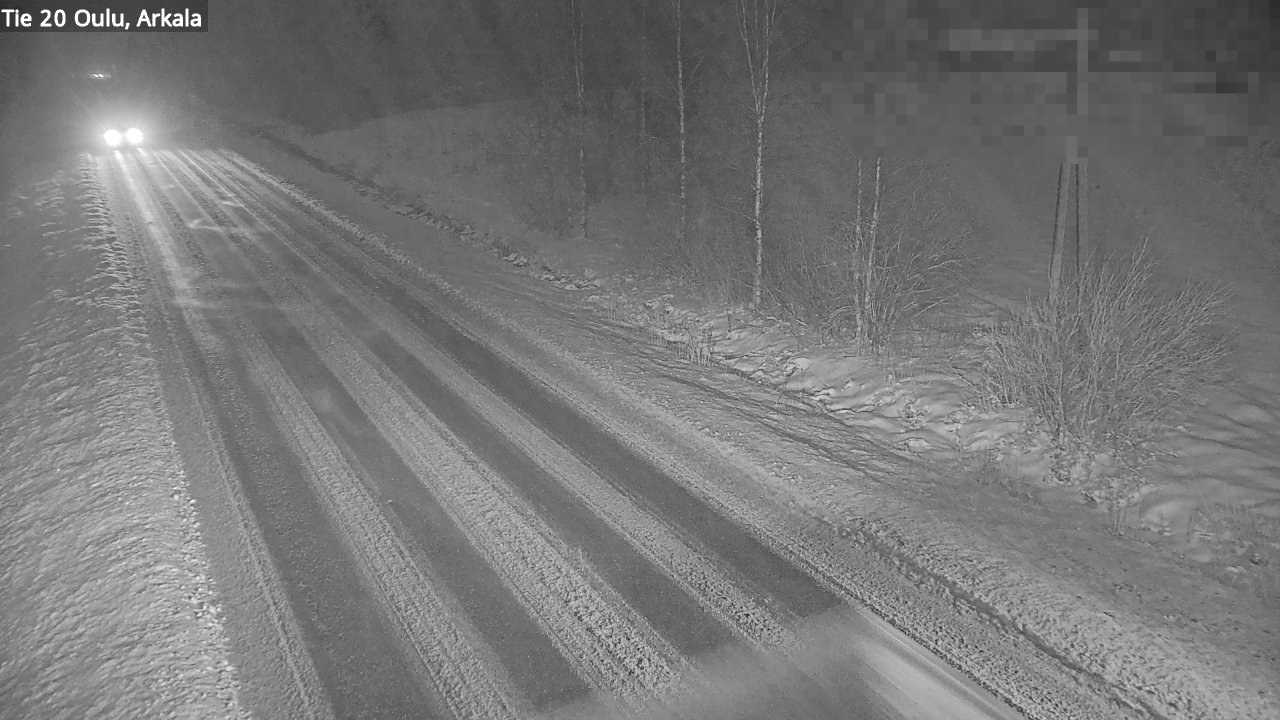 Weather Camera Image Road 20 Oulu, Arkala, Oulu, Pohjois-Pohjanmaa
