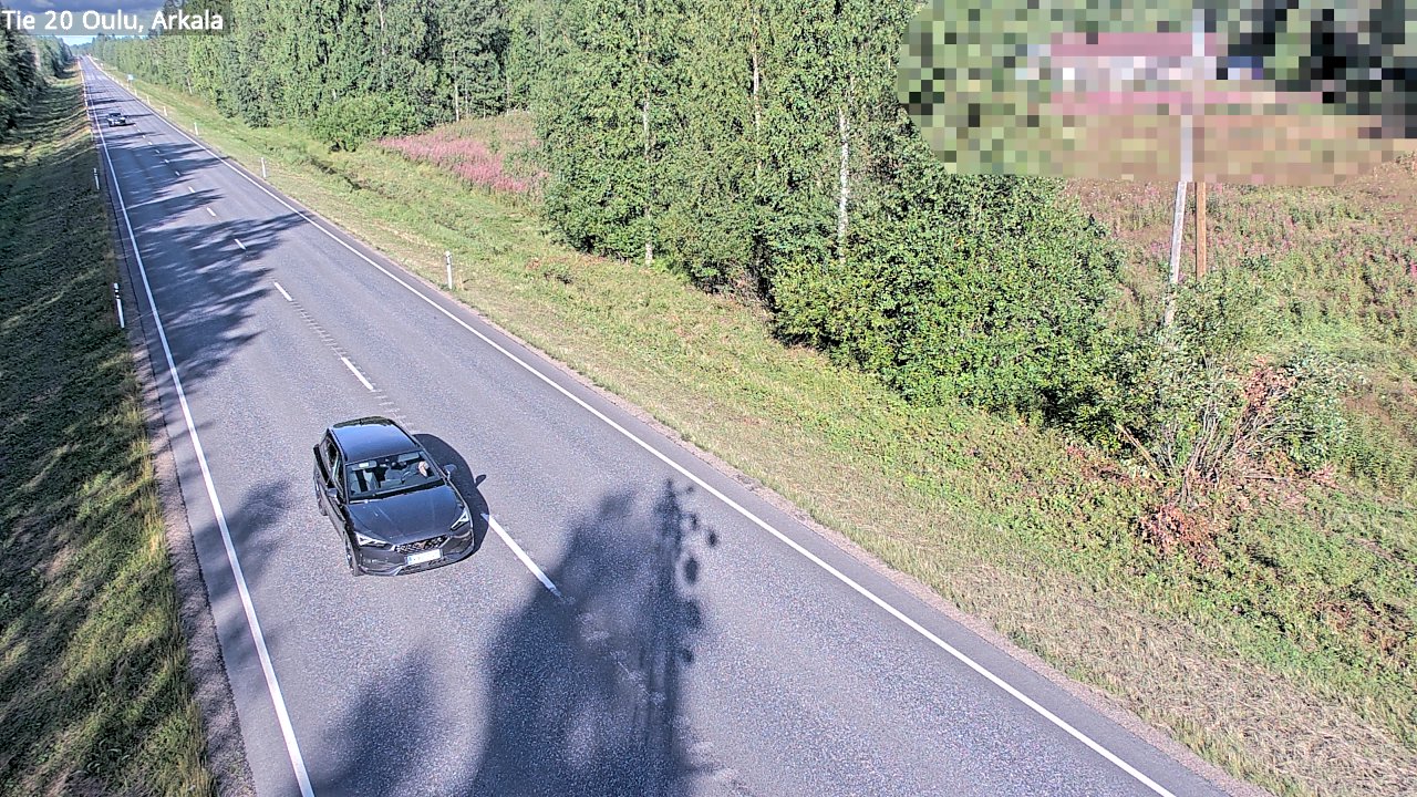 Weather Camera Image Road 20 Oulu, Arkala, Oulu, Pohjois-Pohjanmaa