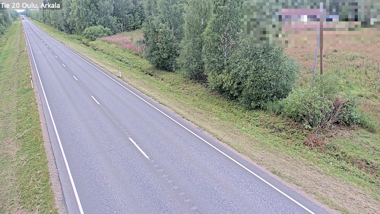 Weather Camera Image Road 20 Oulu, Arkala, Oulu, Pohjois-Pohjanmaa
