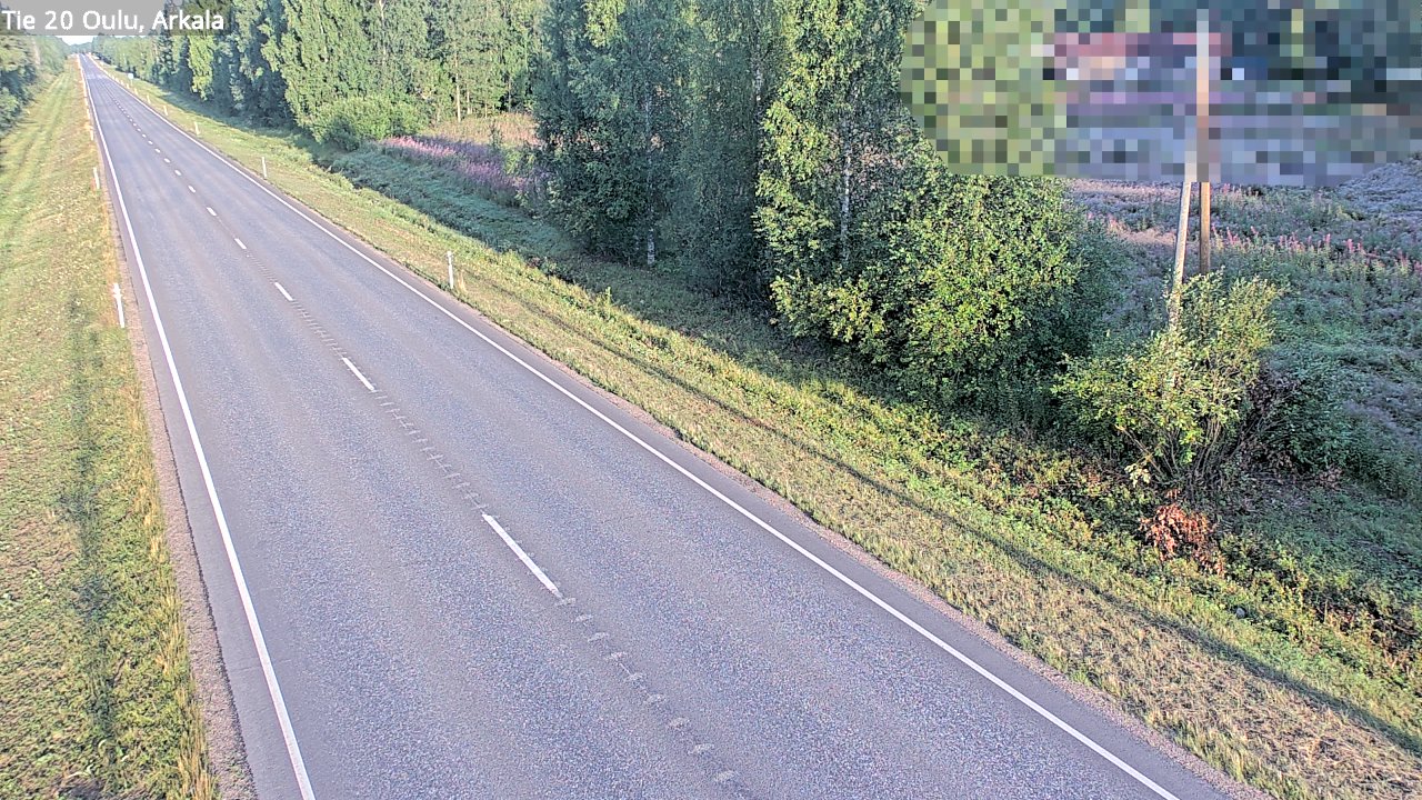 Weather Camera Image Road 20 Oulu, Arkala, Oulu, Pohjois-Pohjanmaa