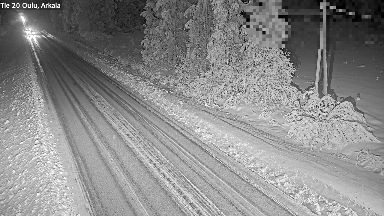 Weather Camera Image Road 20 Oulu, Arkala, Oulu, Pohjois-Pohjanmaa