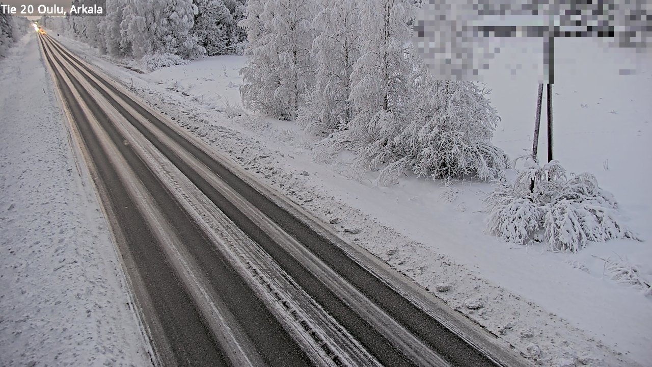Weather Camera Image Road 20 Oulu, Arkala, Oulu, Pohjois-Pohjanmaa