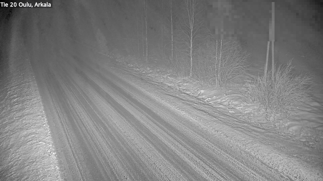Weather Camera Image Road 20 Oulu, Arkala, Oulu, Pohjois-Pohjanmaa
