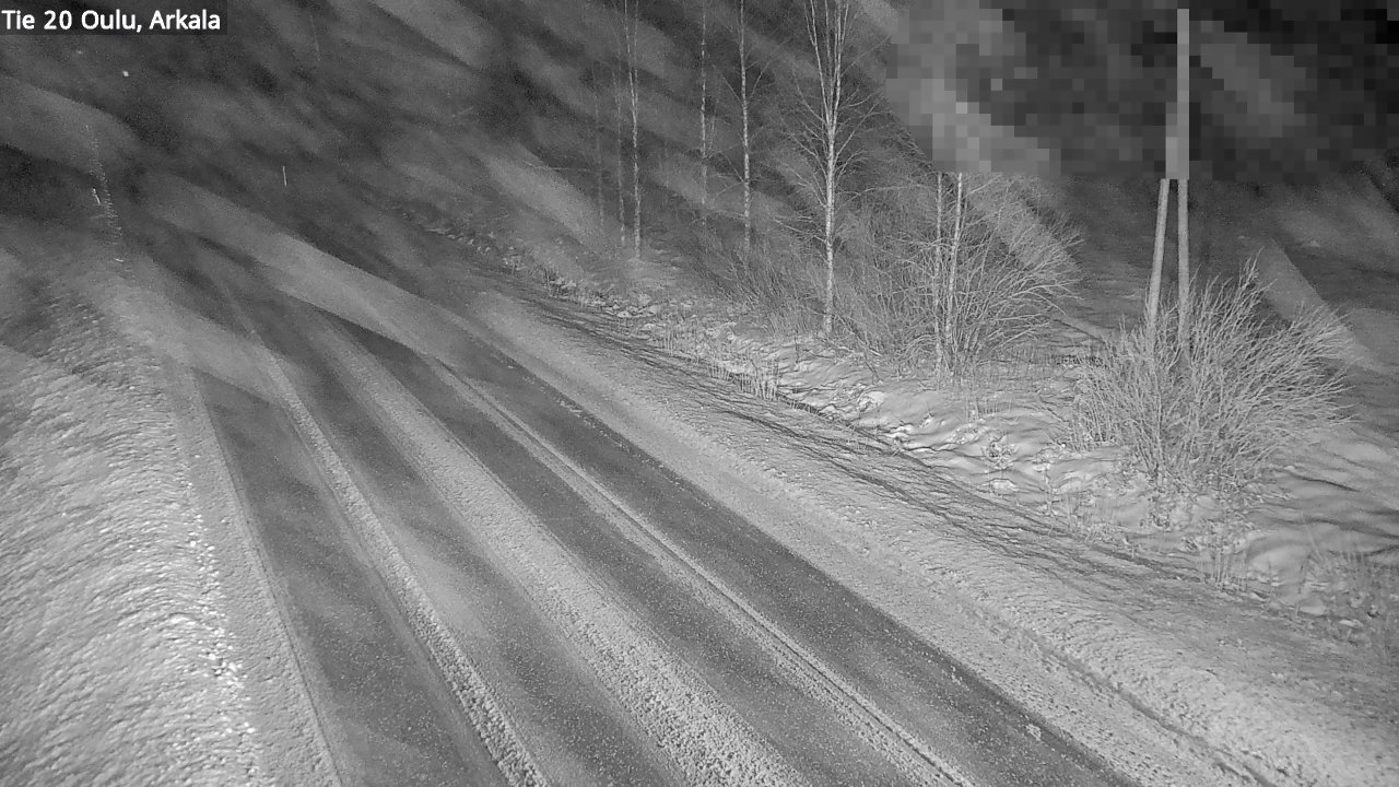 Weather Camera Image Väg 20 Oulu, Arkala, Oulu, Pohjois-Pohjanmaa