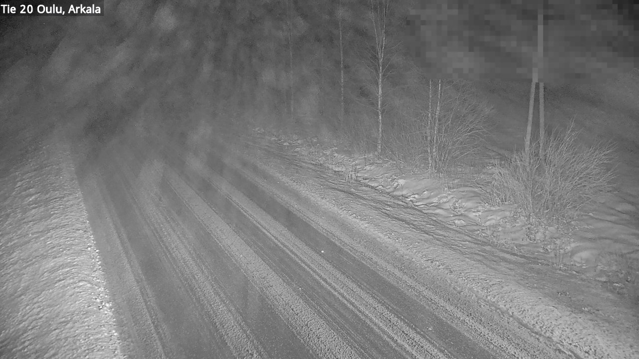 Weather Camera Image Road 20 Oulu, Arkala, Oulu, Pohjois-Pohjanmaa