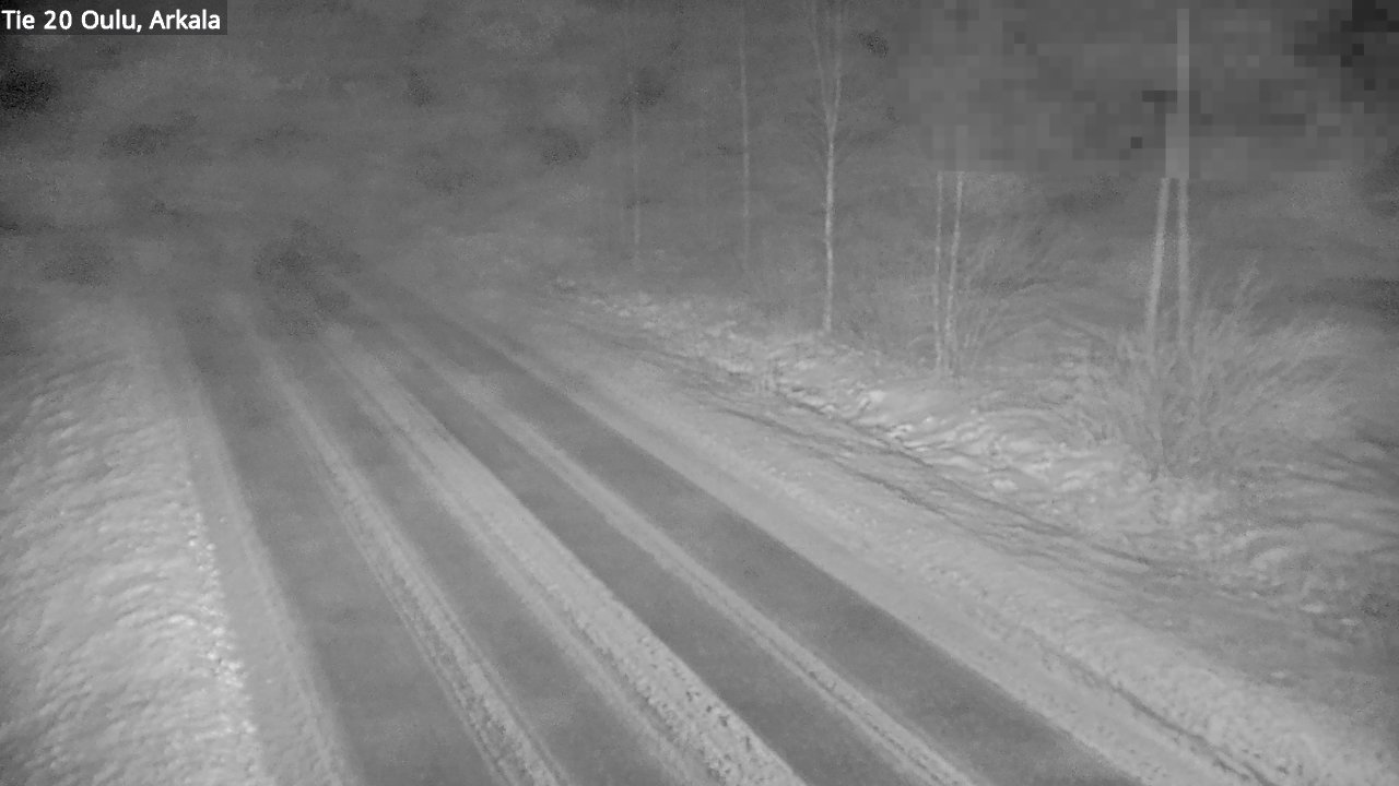 Weather Camera Image Väg 20 Oulu, Arkala, Oulu, Pohjois-Pohjanmaa