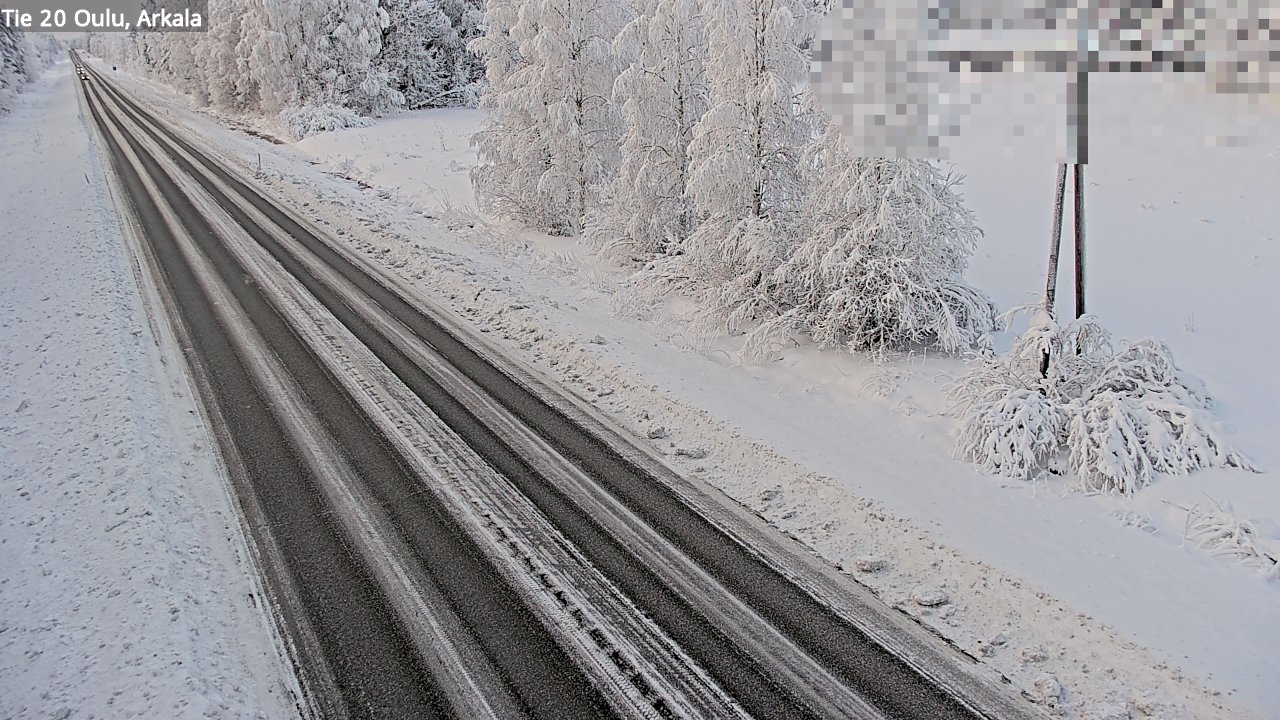 Weather Camera Image Road 20 Oulu, Arkala, Oulu, Pohjois-Pohjanmaa