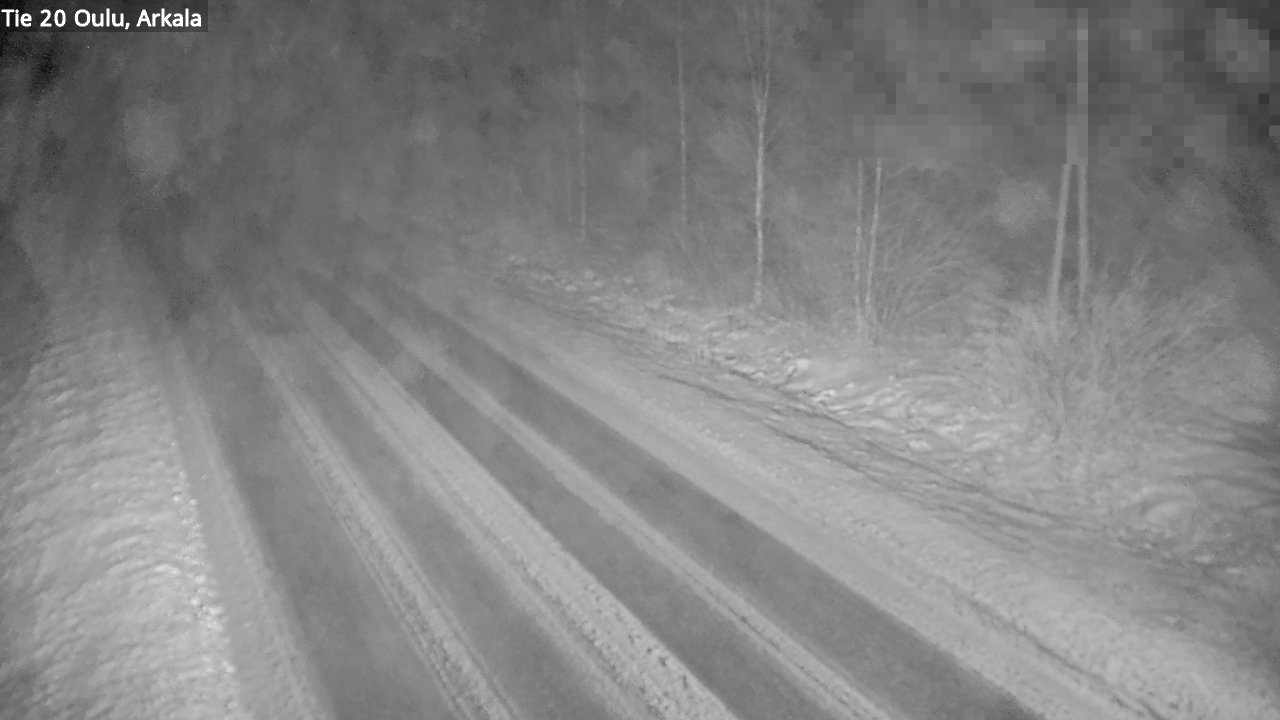 Weather Camera Image Väg 20 Oulu, Arkala, Oulu, Pohjois-Pohjanmaa