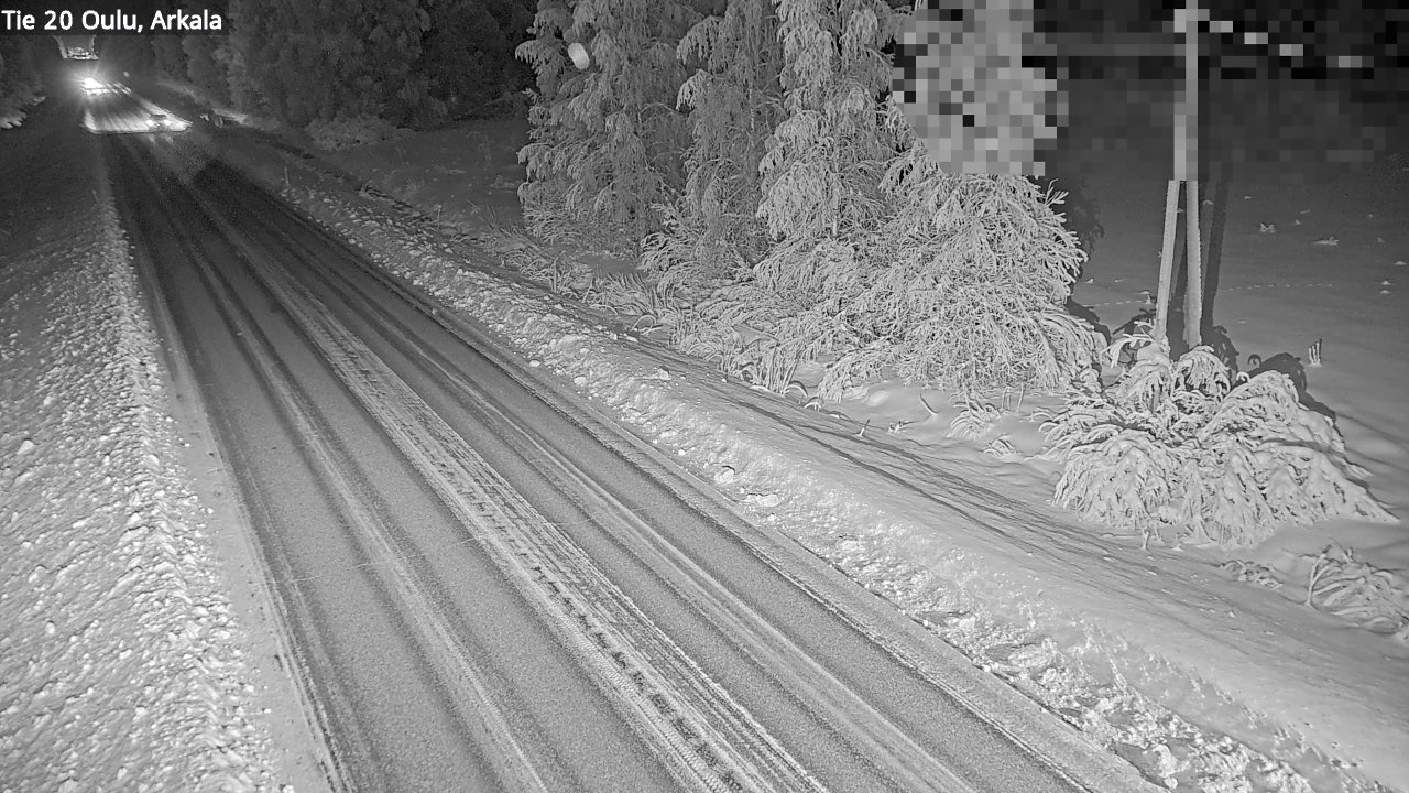 Weather Camera Image Road 20 Oulu, Arkala, Oulu, Pohjois-Pohjanmaa
