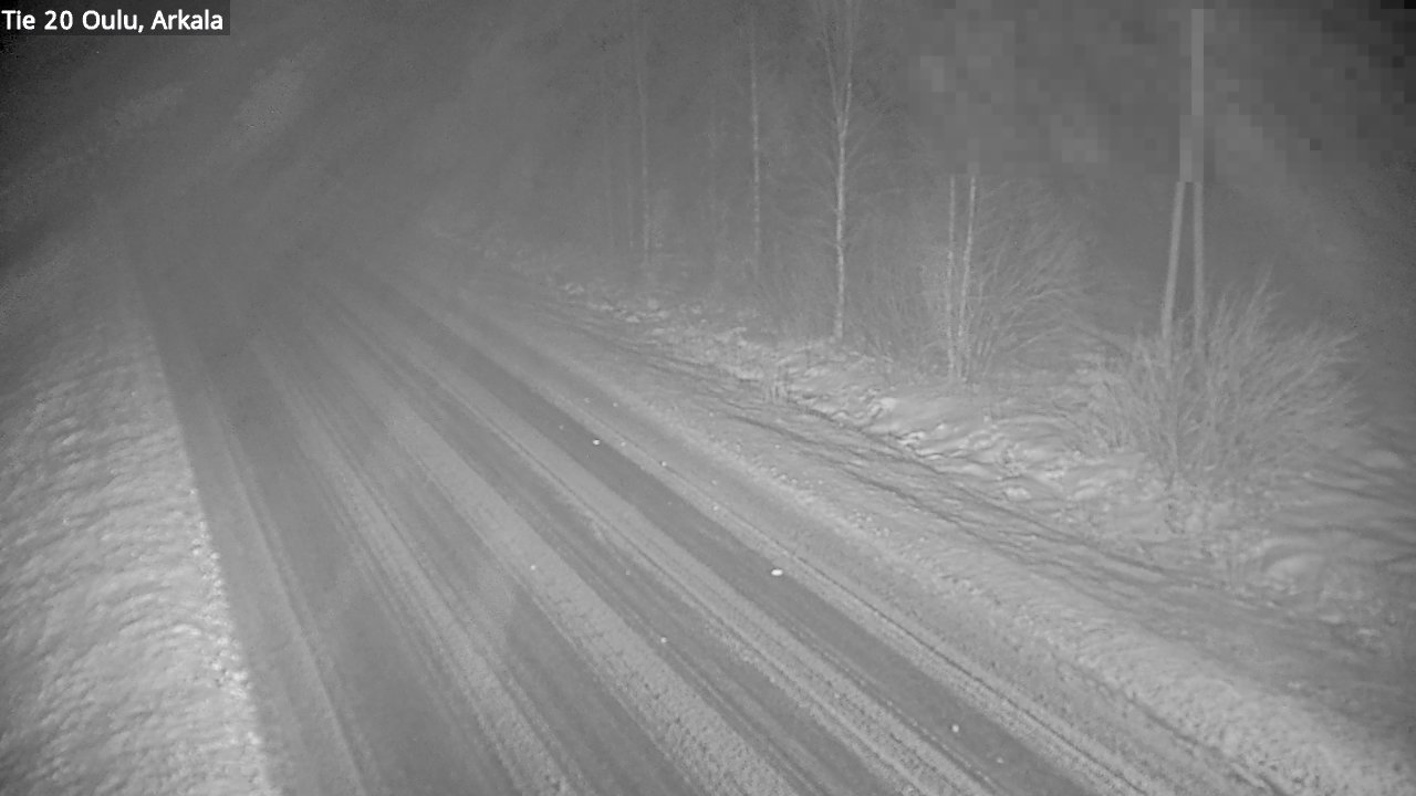 Weather Camera Image Road 20 Oulu, Arkala, Oulu, Pohjois-Pohjanmaa
