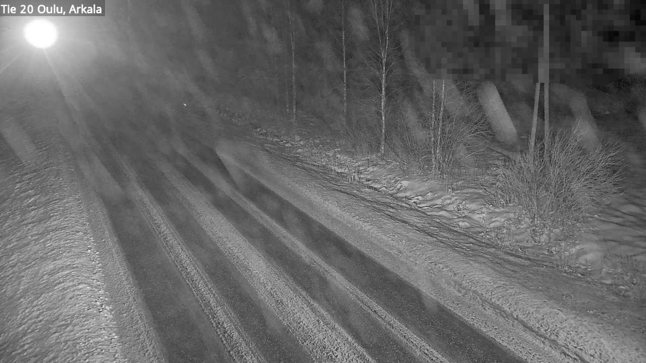Weather Camera Image Väg 20 Oulu, Arkala, Oulu, Pohjois-Pohjanmaa