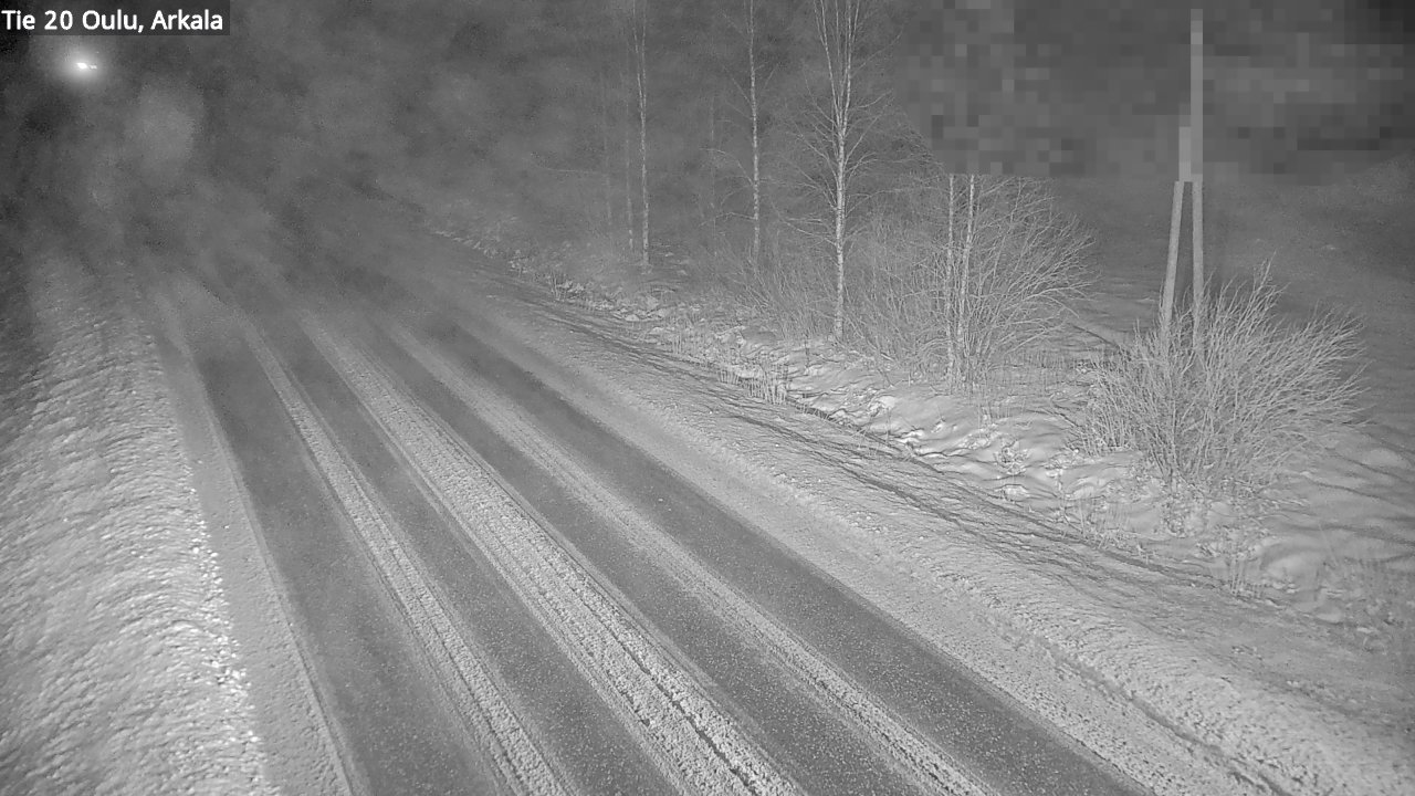 Weather Camera Image Väg 20 Oulu, Arkala, Oulu, Pohjois-Pohjanmaa