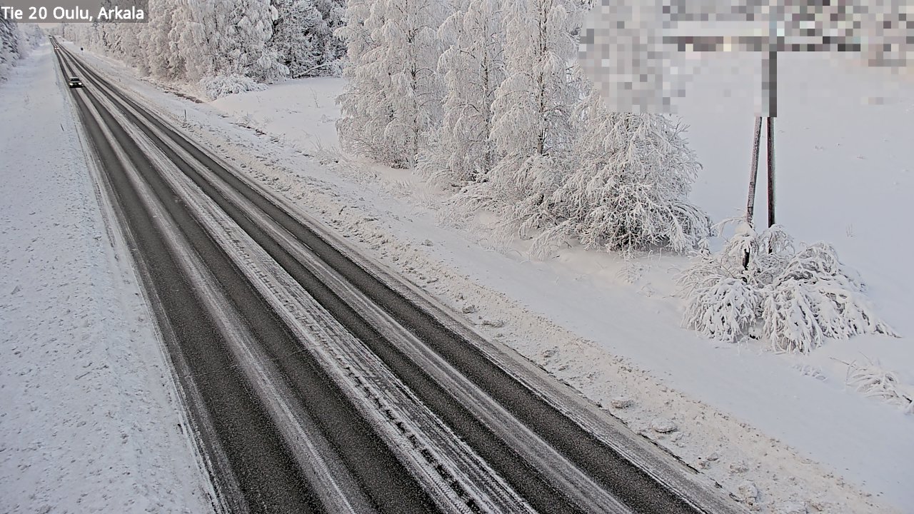 Weather Camera Image Road 20 Oulu, Arkala, Oulu, Pohjois-Pohjanmaa