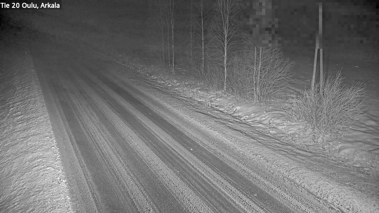 Weather Camera Image Road 20 Oulu, Arkala, Oulu, Pohjois-Pohjanmaa