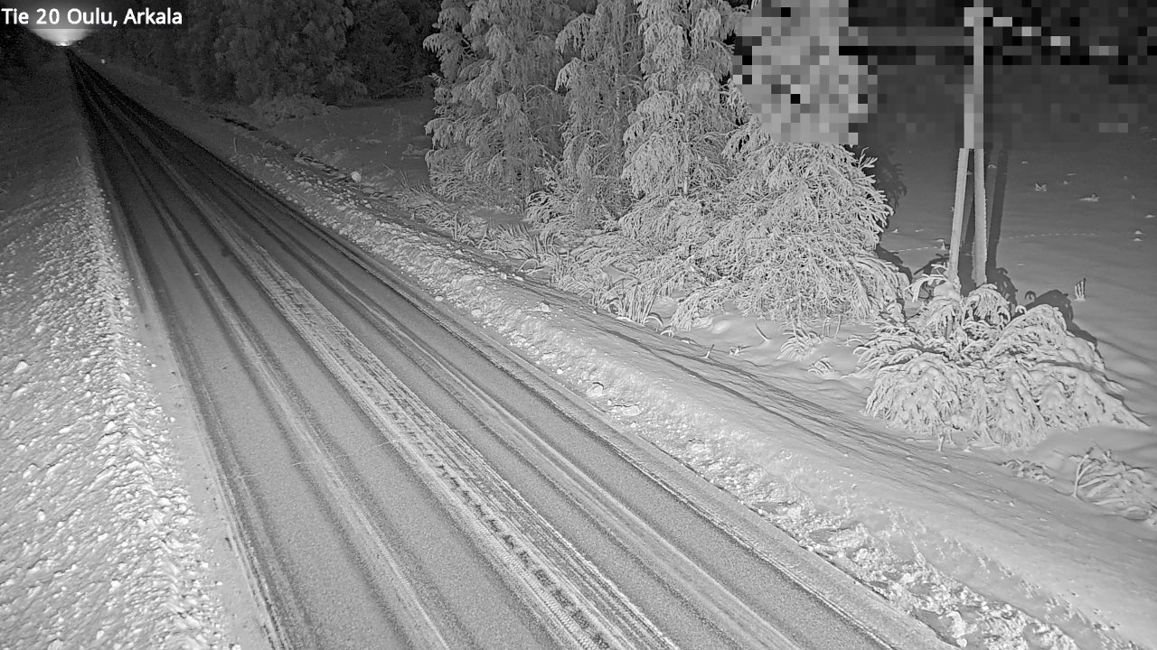 Weather Camera Image Road 20 Oulu, Arkala, Oulu, Pohjois-Pohjanmaa