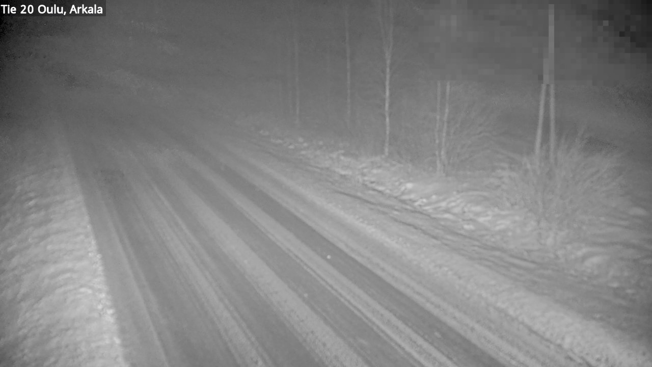 Weather Camera Image Road 20 Oulu, Arkala, Oulu, Pohjois-Pohjanmaa