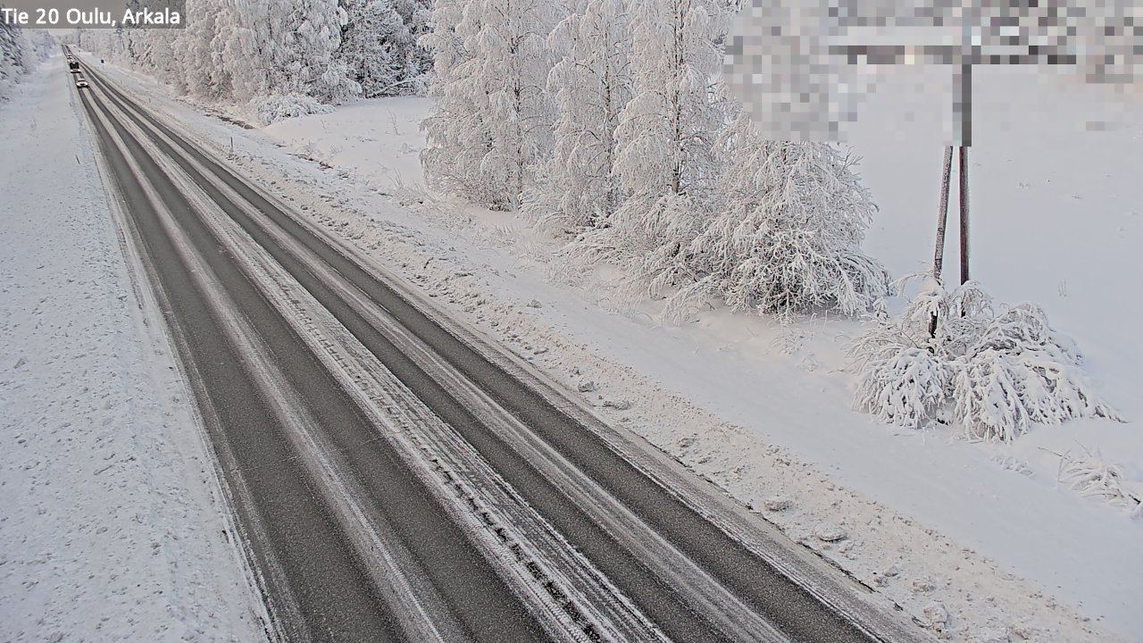 Weather Camera Image Road 20 Oulu, Arkala, Oulu, Pohjois-Pohjanmaa