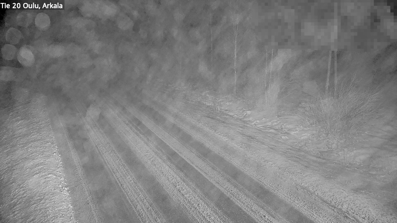 Weather Camera Image Road 20 Oulu, Arkala, Oulu, Pohjois-Pohjanmaa