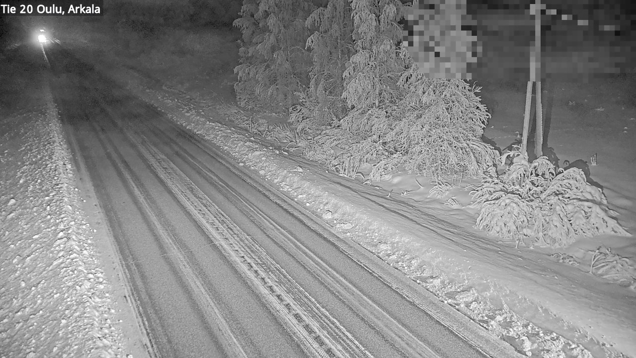 Weather Camera Image Road 20 Oulu, Arkala, Oulu, Pohjois-Pohjanmaa