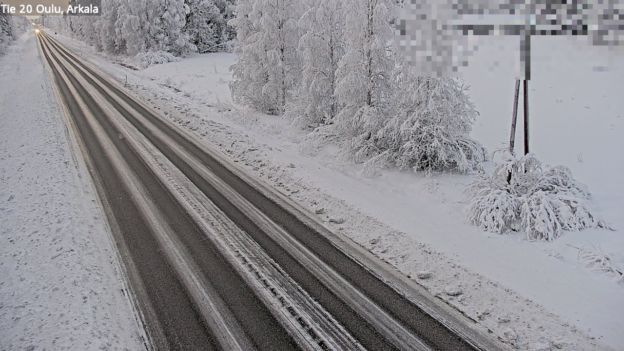 Weather Camera Image Road 20 Oulu, Arkala, Oulu, Pohjois-Pohjanmaa