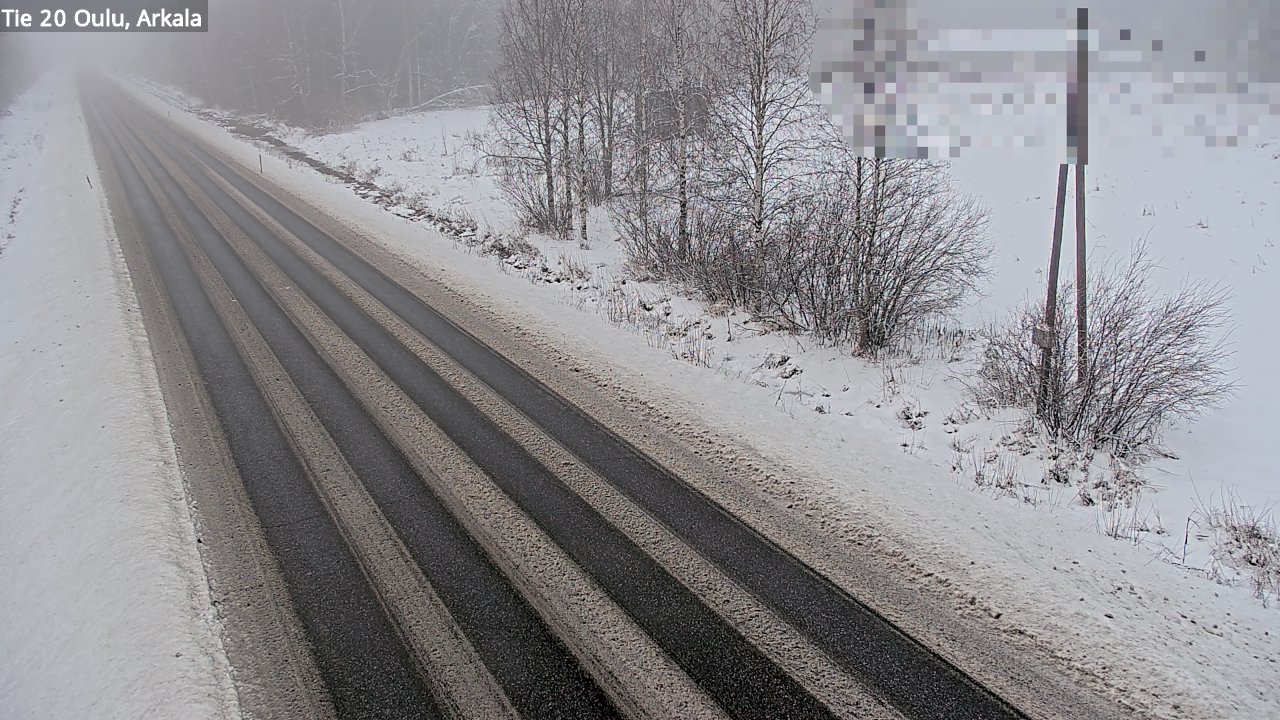 Weather Camera Image Road 20 Oulu, Arkala, Oulu, Pohjois-Pohjanmaa