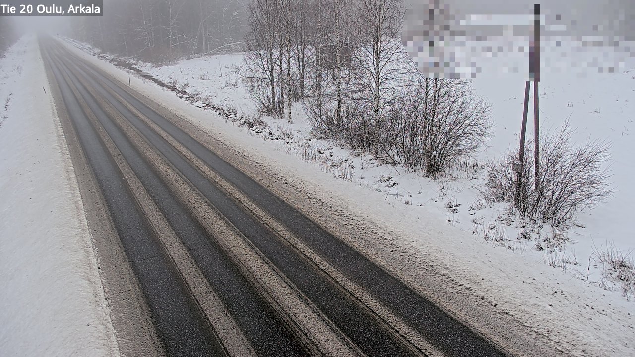 Weather Camera Image Väg 20 Oulu, Arkala, Oulu, Pohjois-Pohjanmaa