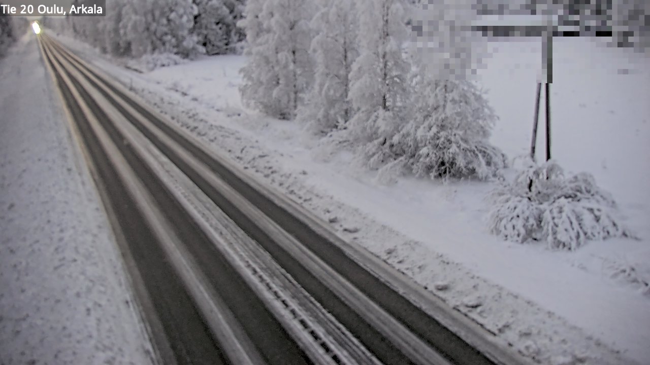 Weather Camera Image Road 20 Oulu, Arkala, Oulu, Pohjois-Pohjanmaa